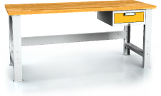 Pracovní stůl alcera UNI - deska - noha - noha - závěsný kontejner 700 - 1055 x 2000 x 700